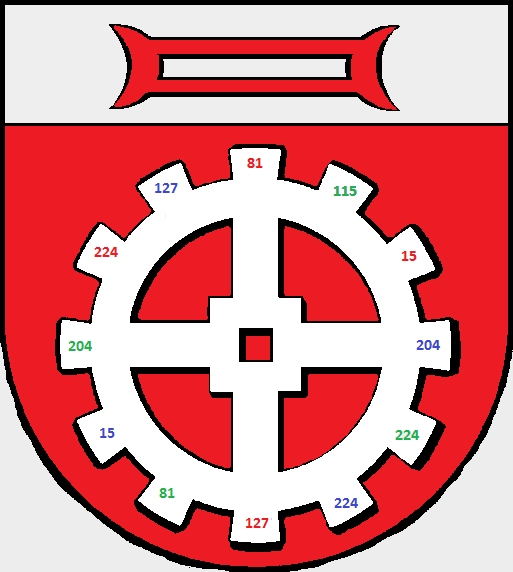 Zahlen im Mölln-Wappen